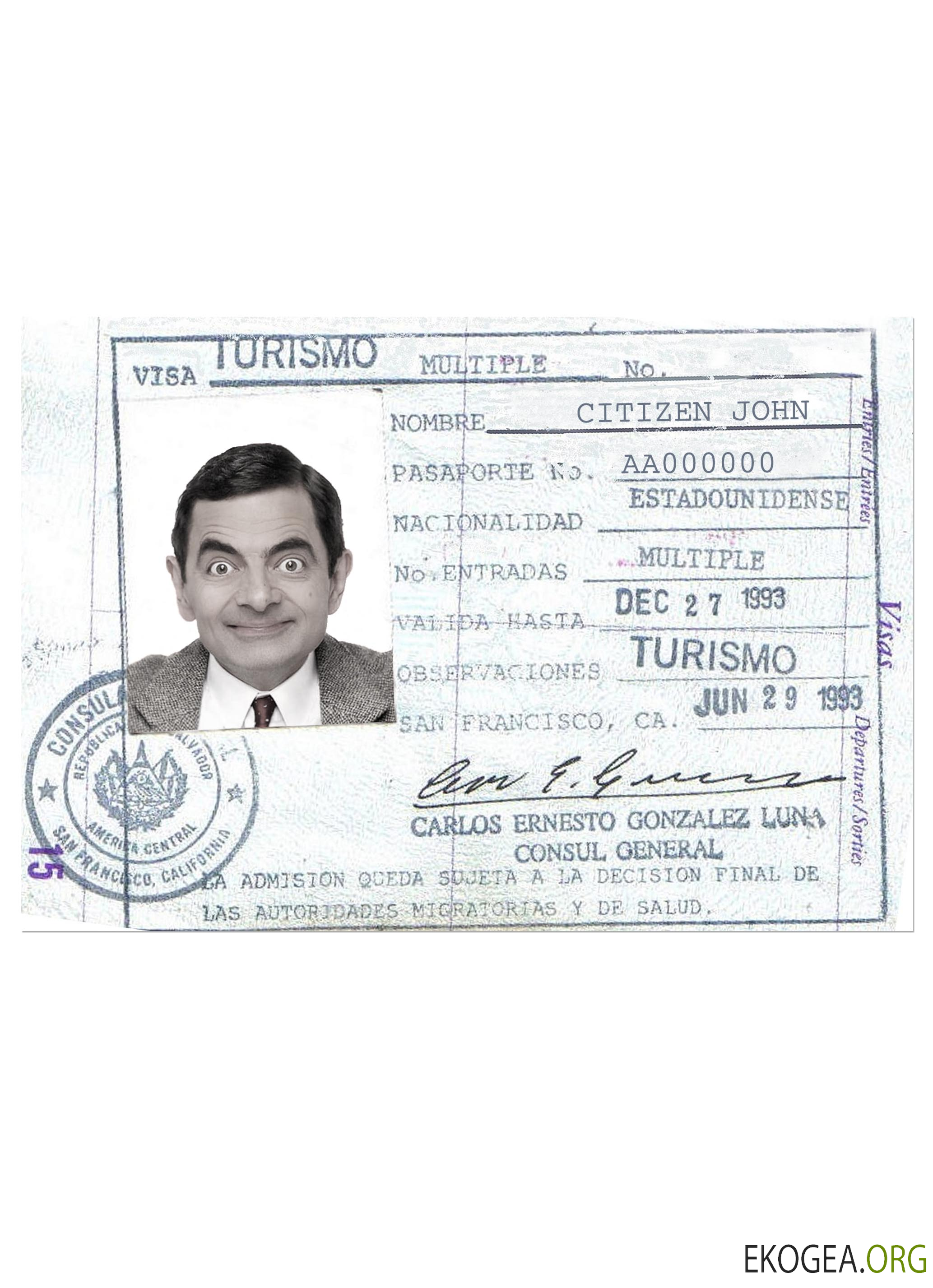 Visa de voyage pour le SALVADOR